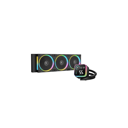 Must vedelikjahutusega protsessorijahuti Deepcool LQ360 ULTRA ARGB, Intelile ja AMD-le