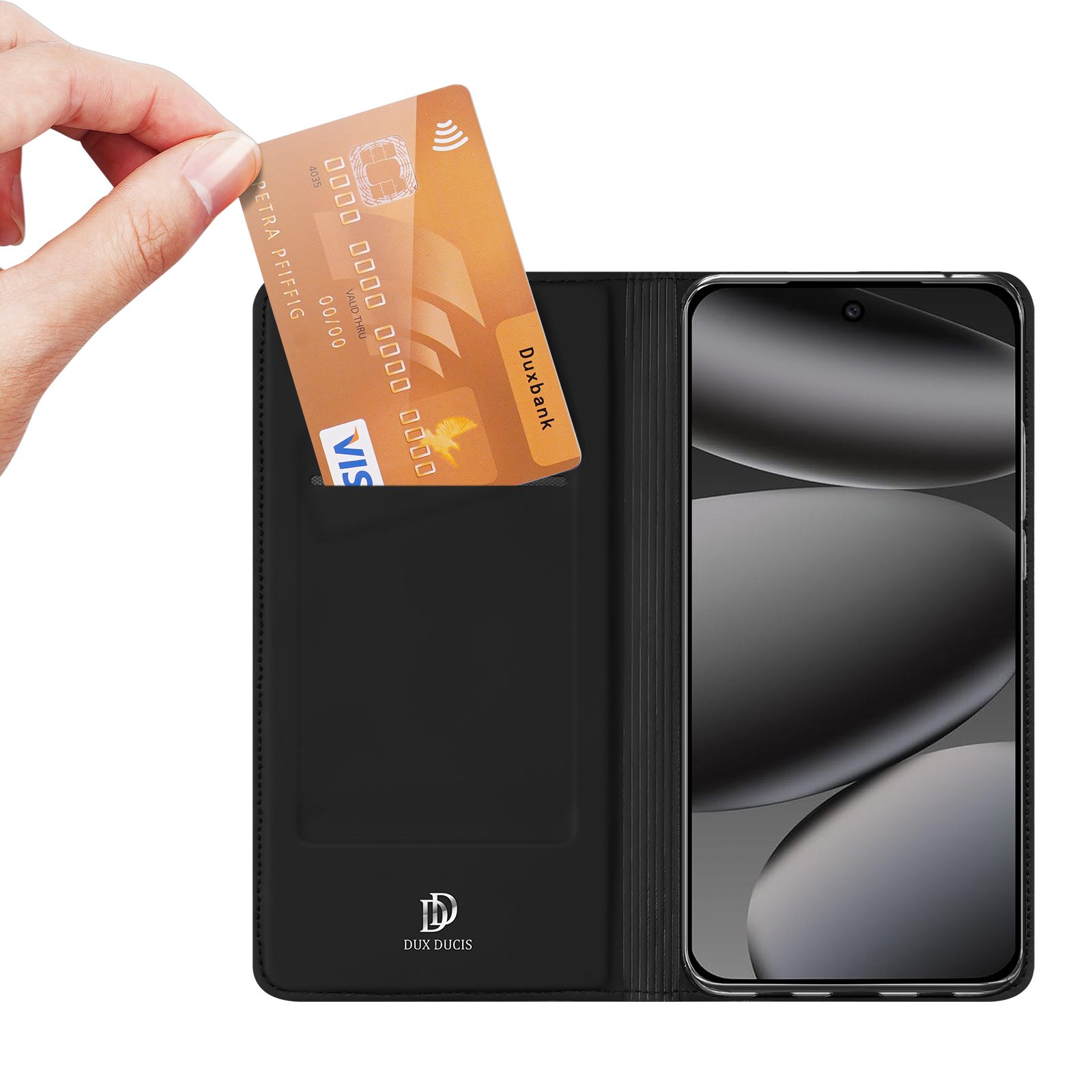 Must DUX DUCIS wallet SKIN PRO ümbris GOOGLE PIXEL 11 PRO jaoks