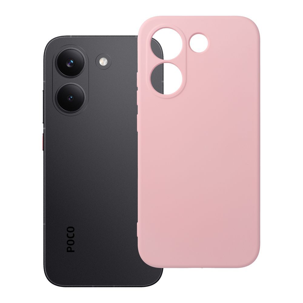 Puudriroosa silikoonümbris Poco X8 Pro 5G jaoks