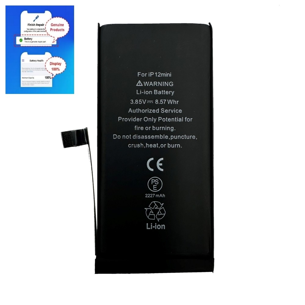 OEM-aku Apple iPhone 12 mini jaoks, 2227 mAh, diagnostikatoega