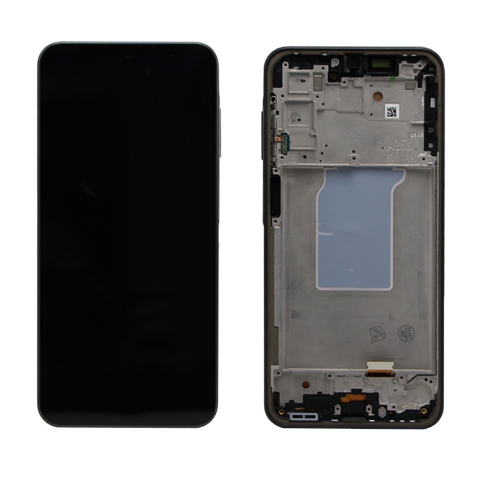 OLED-puuteekraan koos raamiga Samsung A266 A26 5G jaoks, tegelikus suuruses