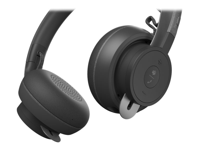 Logitech Zone Wireless – kõrvapealne Bluetooth-peakomplekt aktiivse mürasummutuse ja Teamsi sertifikaadiga (981-000854)