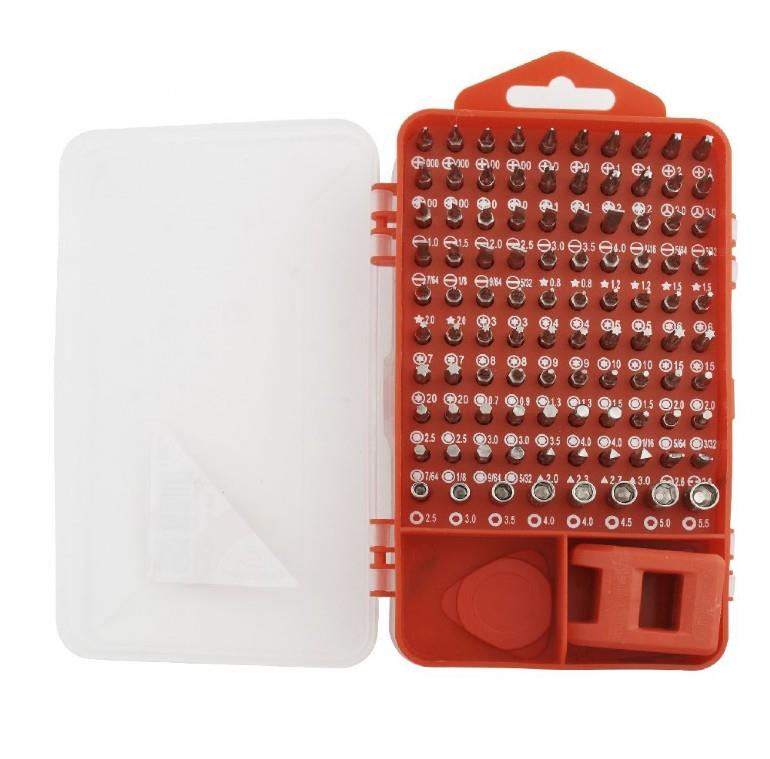 GEMBIRD TK-SD-07 täppiskruvikeeraja otsakute komplekt, 108 tk
