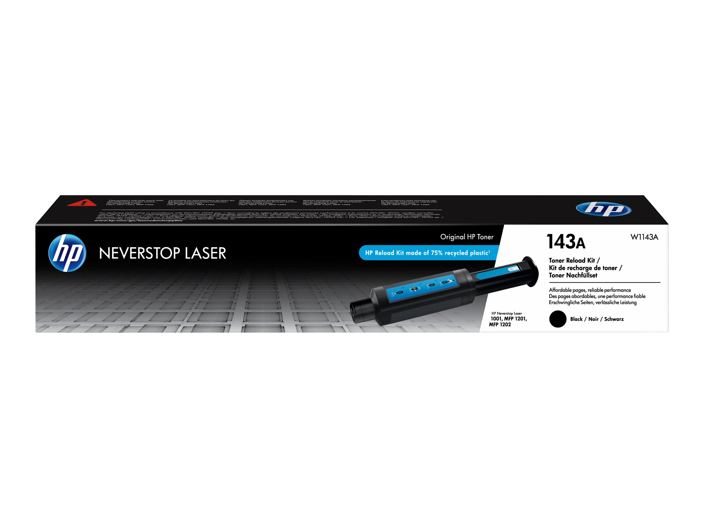 HP 143A Neverstop / LaserJet Tank tooneri täitekomplekt (W1143A)