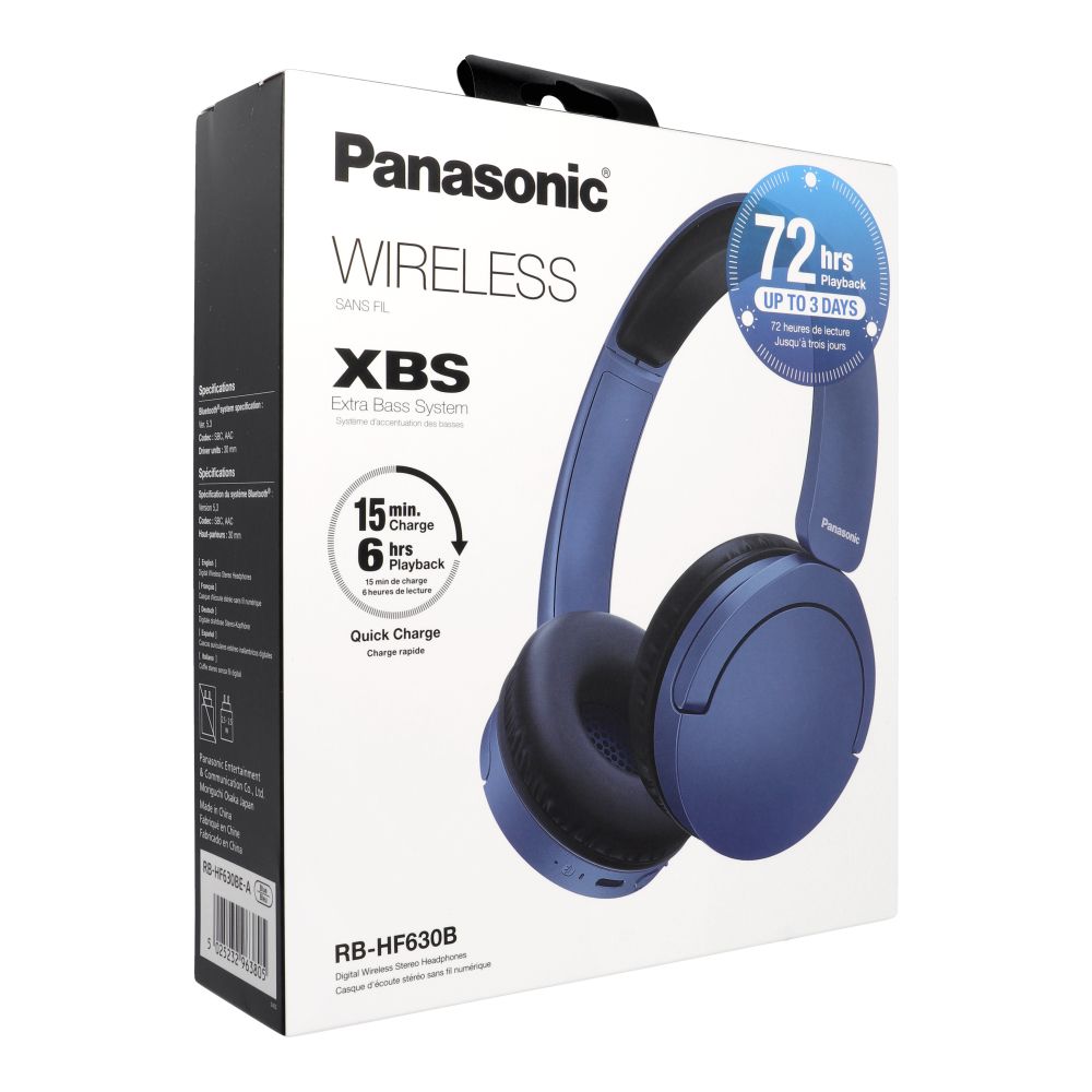 Sinised juhtmevabad kõrvaklapid PANASONIC RB-HF630BE-A ENC-ga