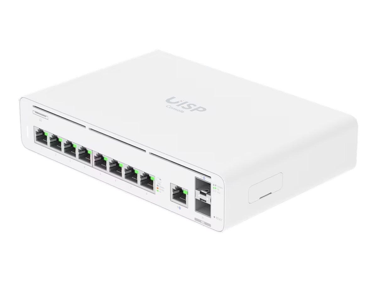 Ubiquiti UISP Console – kontroller, lüüs ja võrgulüliti 2× 10G SFP+ ja 9× GbE RJ45 pordiga (UISP-CONSOLE)