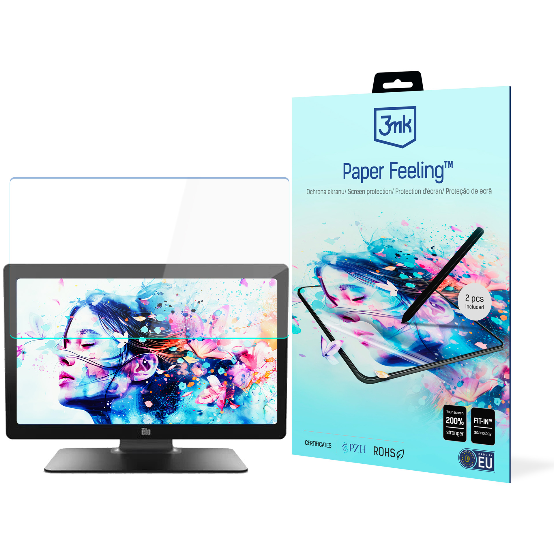 3mk Paper Feeling ekraanikaitse mudelile ELO 2202L 22″, kuni 25″