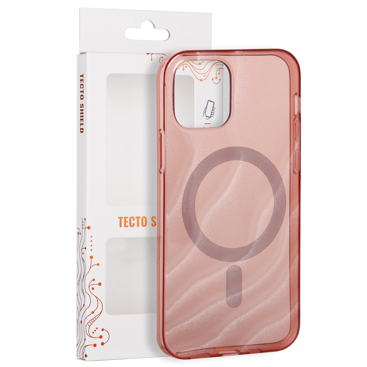 Tecto Shield Desert Mag ümbris mudelile iPhone 12 / 12 Pro 6,1", terrakotavärvi