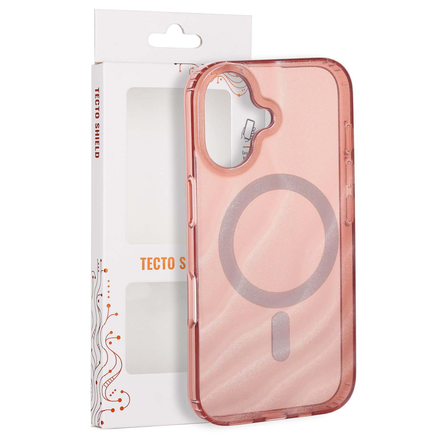 Tecto Shield Desert Mag ümbris mudelile iPhone 16 6,1", terrakotavärvi