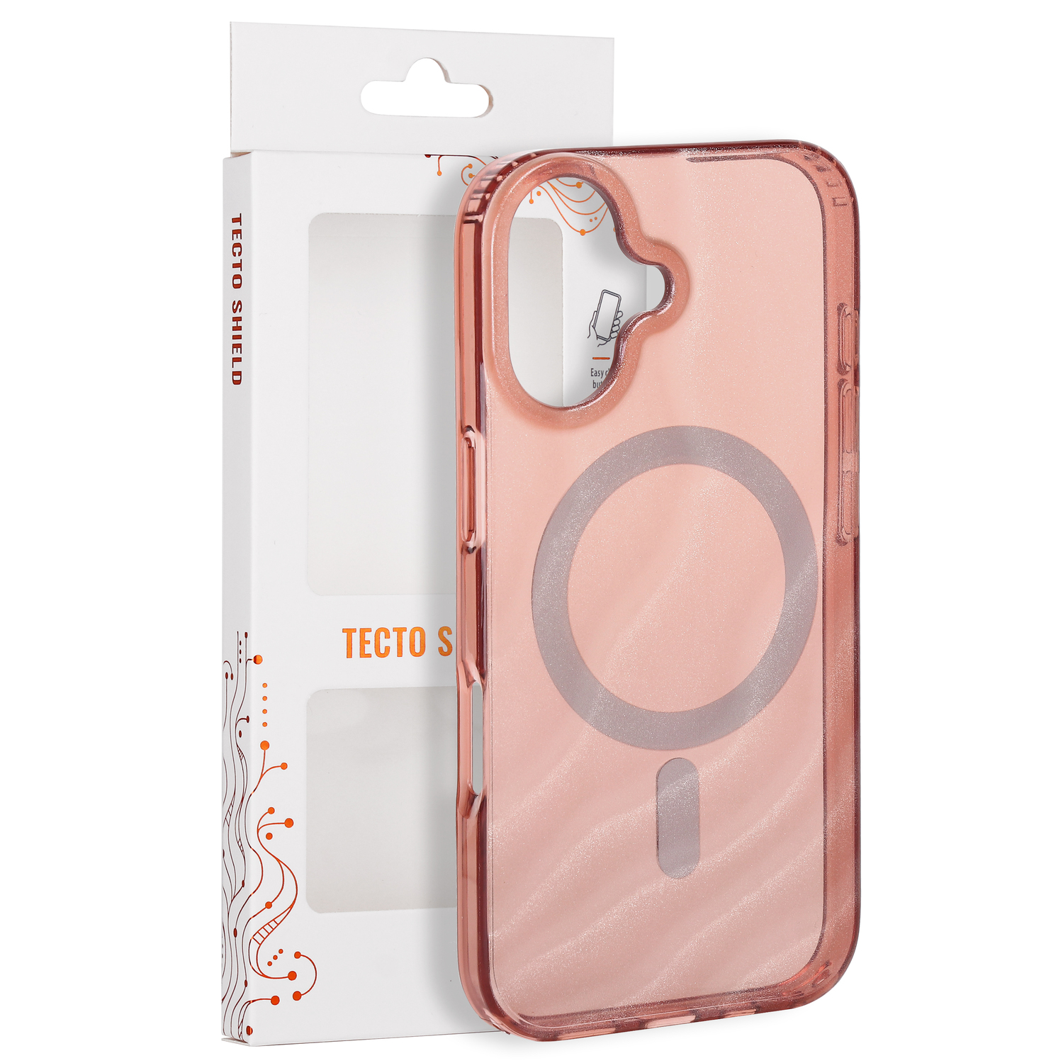 Tecto Shield Desert Mag ümbris mudelile iPhone 17 6,3", terrakotavärvi