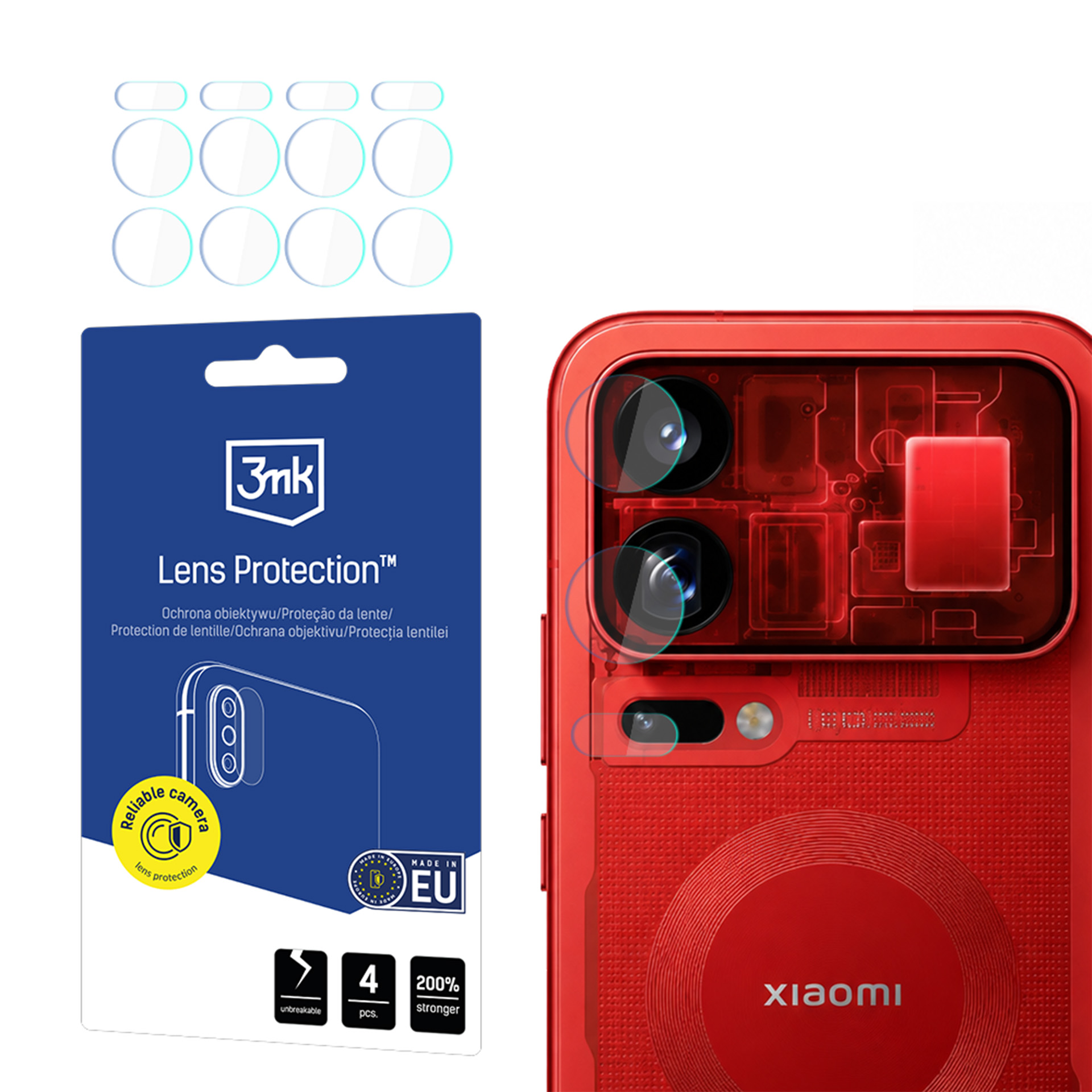 3mk Lens Protection kaamerakaitse mudelile Xiaomi 18 Pro Max
