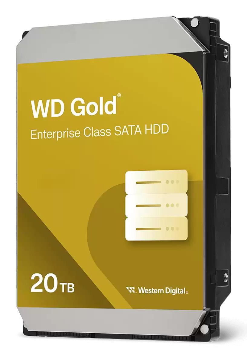 Western Digital Gold WD203KRYZ kõvaketas, 20 TB, 512 MB, 7200 p/min, 3,5"