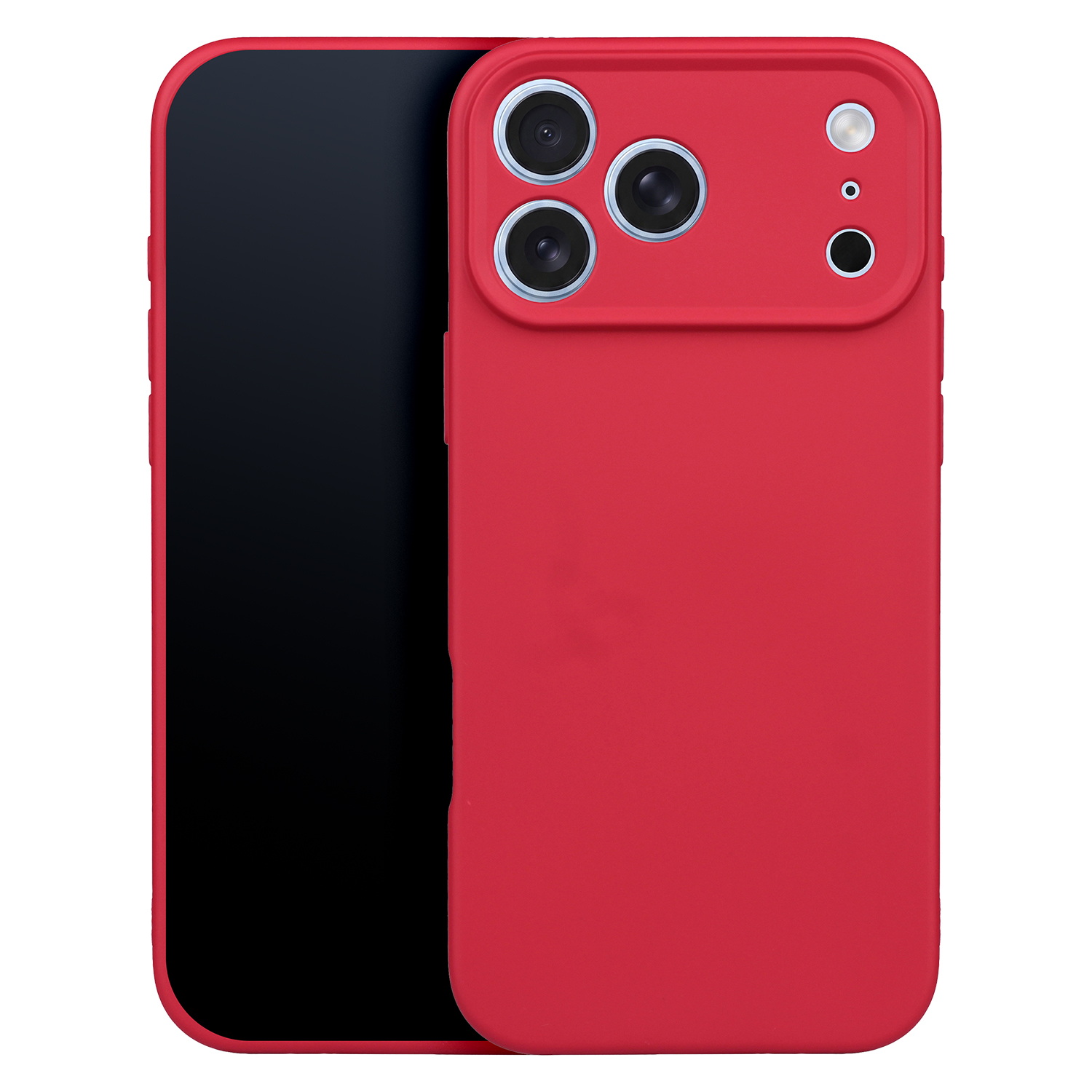 Silicon Box ümbris for iPhone 17 Pro Max 6,9" punane