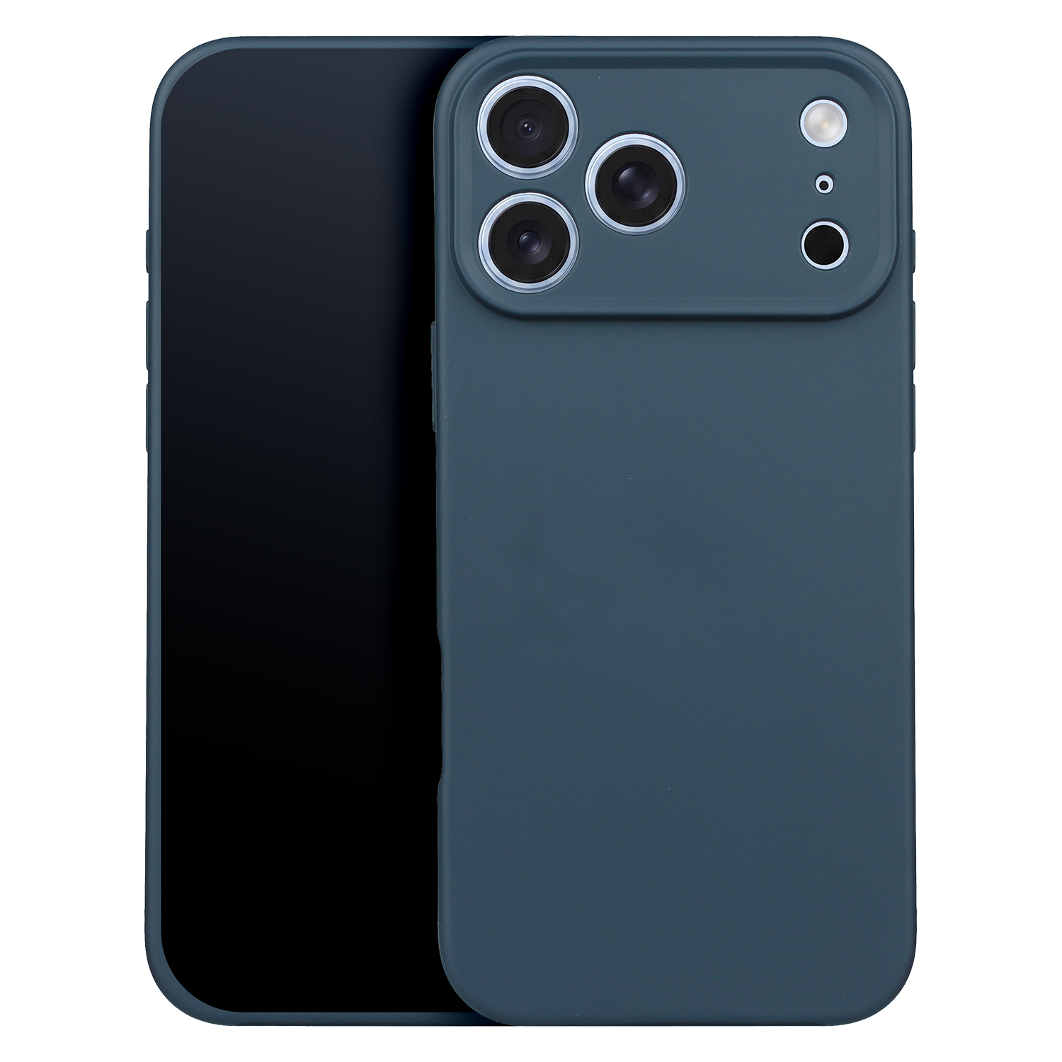 Silicon Box ümbris for iPhone 17 Pro Max 6,9" tumesinine