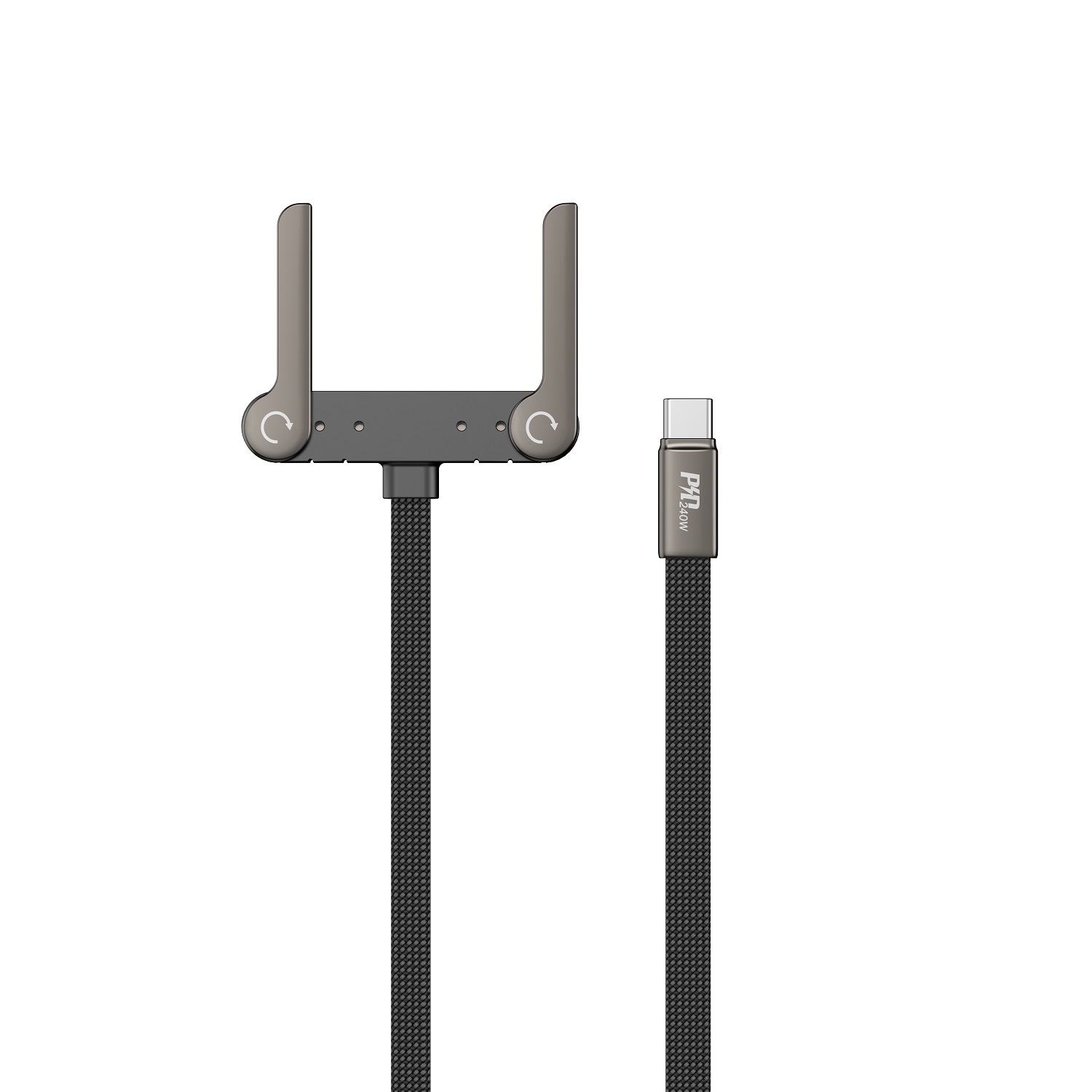 USB-C–USB-C kaabel Devia Ultra6 koos alusega, 1,5 m, 240 W
