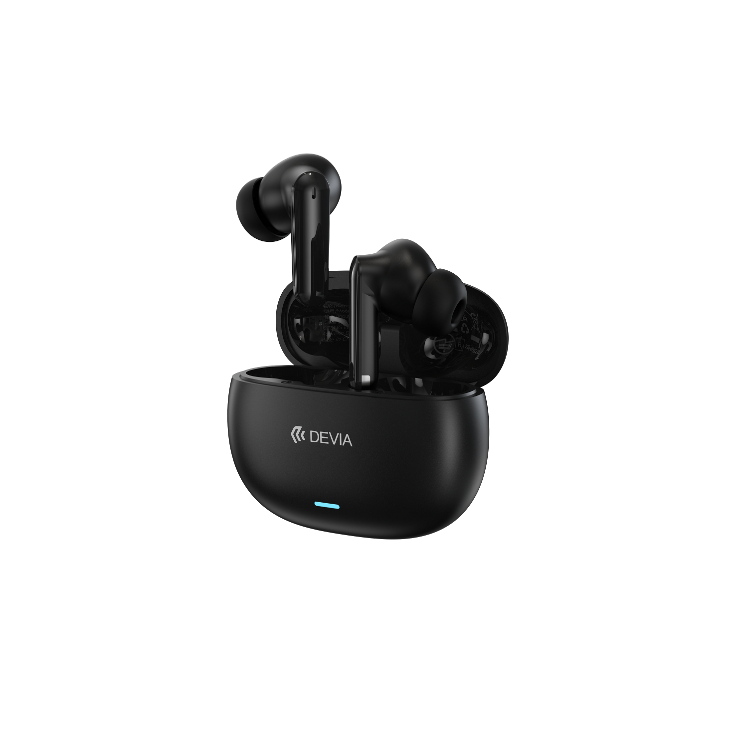 Devia TWS Lite3 EM423 Bluetooth-kõrvaklapid ANC-ga, mustad