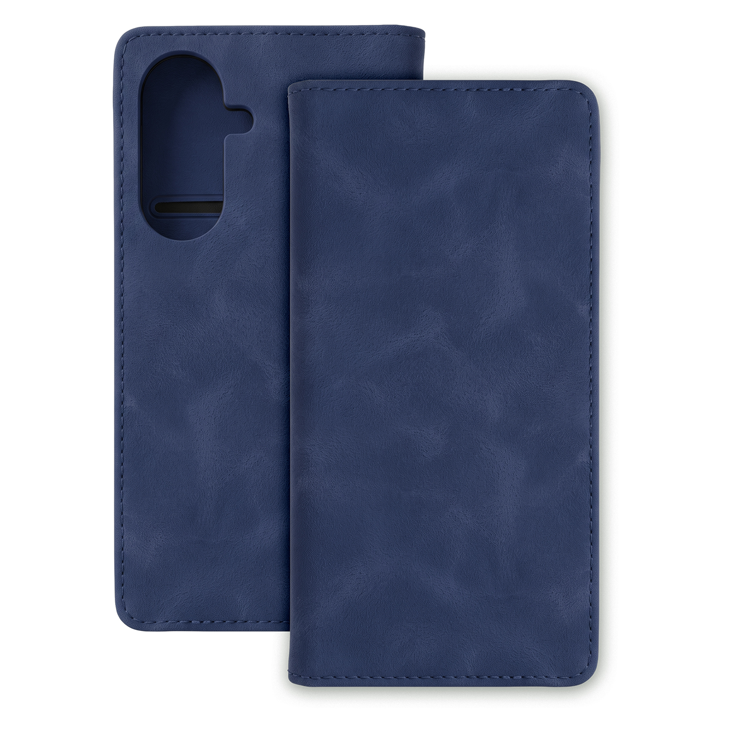 tumesinine Smart Suede ümbris Samsung Galaxy A27 5G jaoks