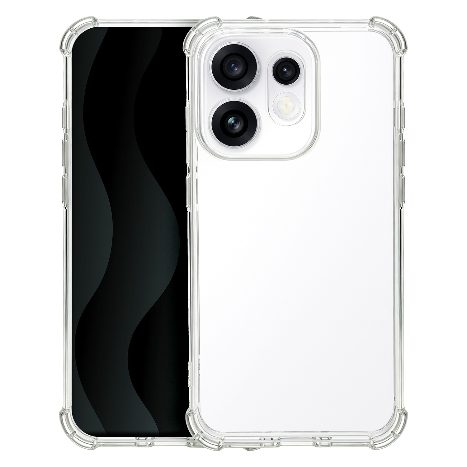 Anti Shock 1,5 mm ümbris mudelile Oppo Reno 16 5G (Global), läbipaistev