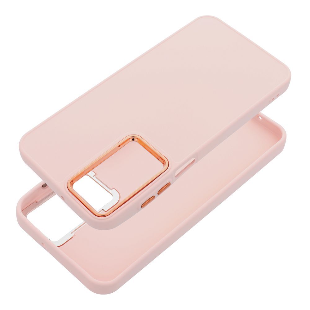 Frame ümbris Xiaomi Redmi 17 4G / 5G telefonile, puudriroosa