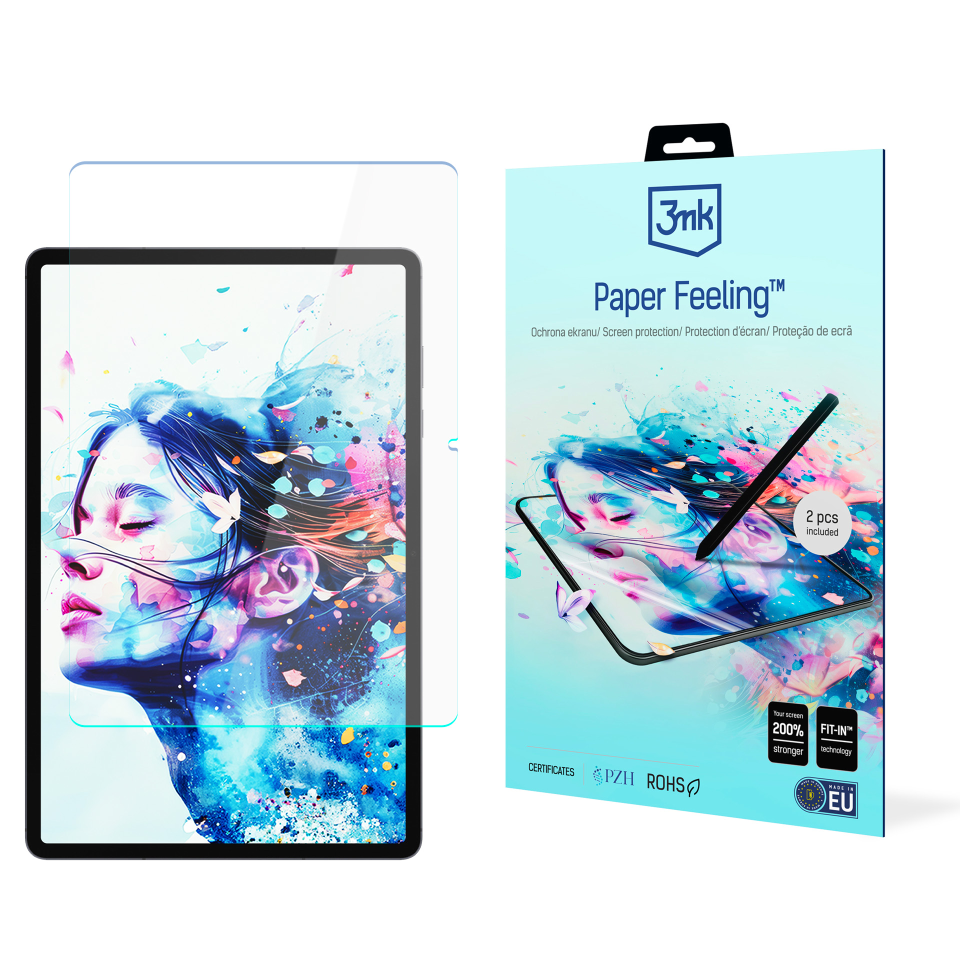 3mk Paper Feeling ekraanikaitse mudelile Samsung Galaxy Tab S12+, kuni 15″