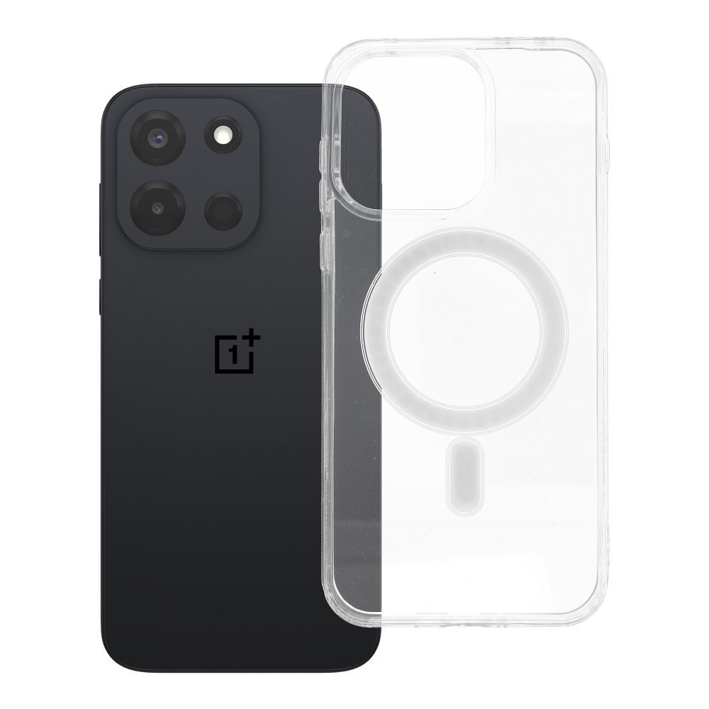 Läbipaistev Clear Mag Cover (MID) ümbris mudelitele OnePlus Nord 6 / Nord CE6, MagSafe'iga ühilduv