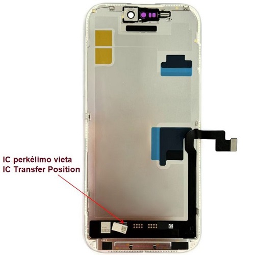 LTPO Soft OLED ekraan iPhone 16 Pro jaoks, 120 Hz