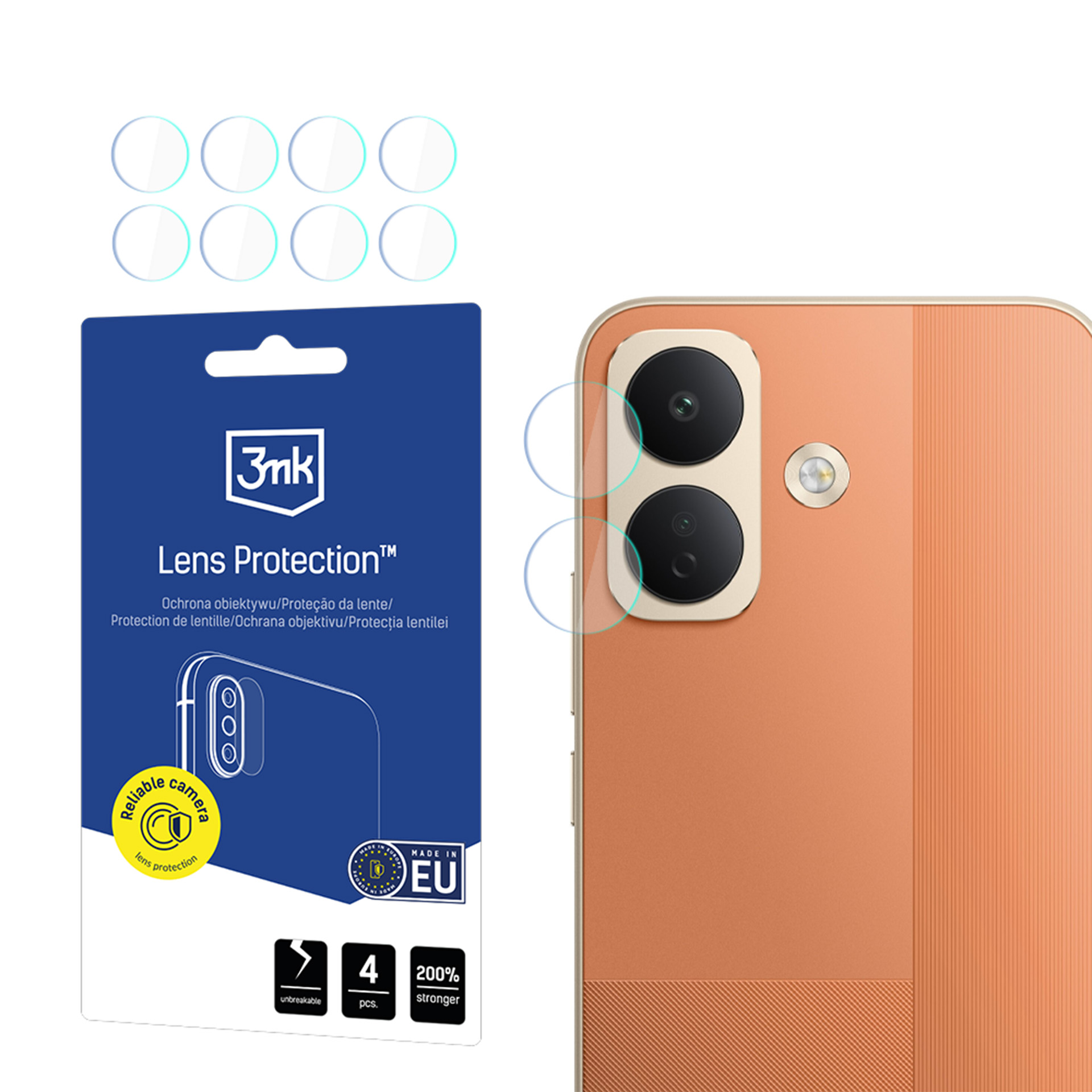 3mk Lens Protection kaameraobjektiivi kaitse POCO X8 jaoks