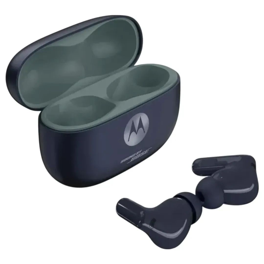 Motorola Moto Buds 2 Plus juhtmevabad kõrvasisesed kõrvaklapid, tumesinised