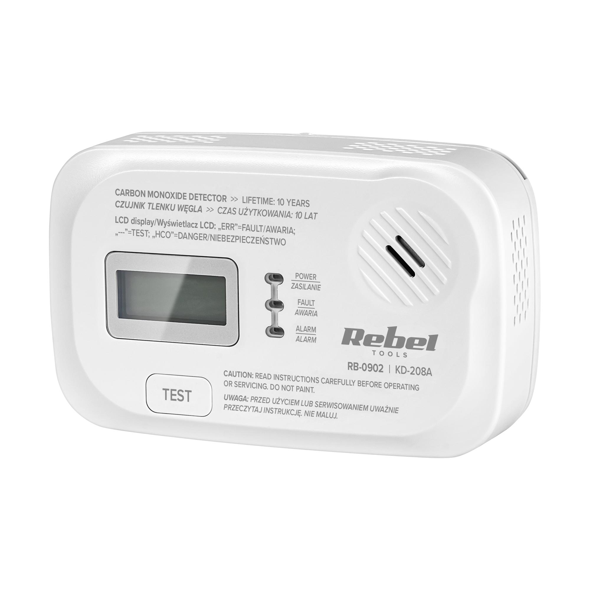 Rebel KD-208A vingugaasiandur ekraaniga