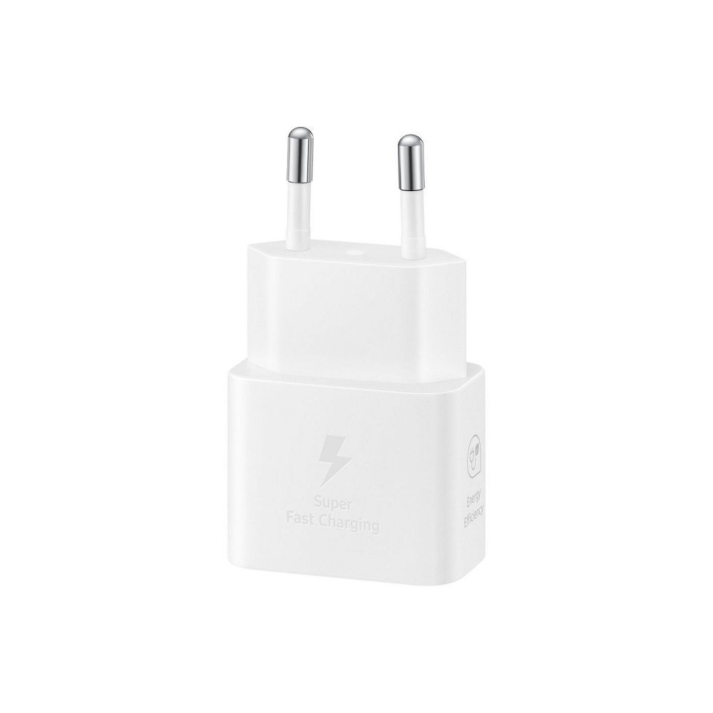 Originaal Samsung EP-T2510NWEGEU USB-C PD 25W GaN seinalaadija, valge, blisterpakend