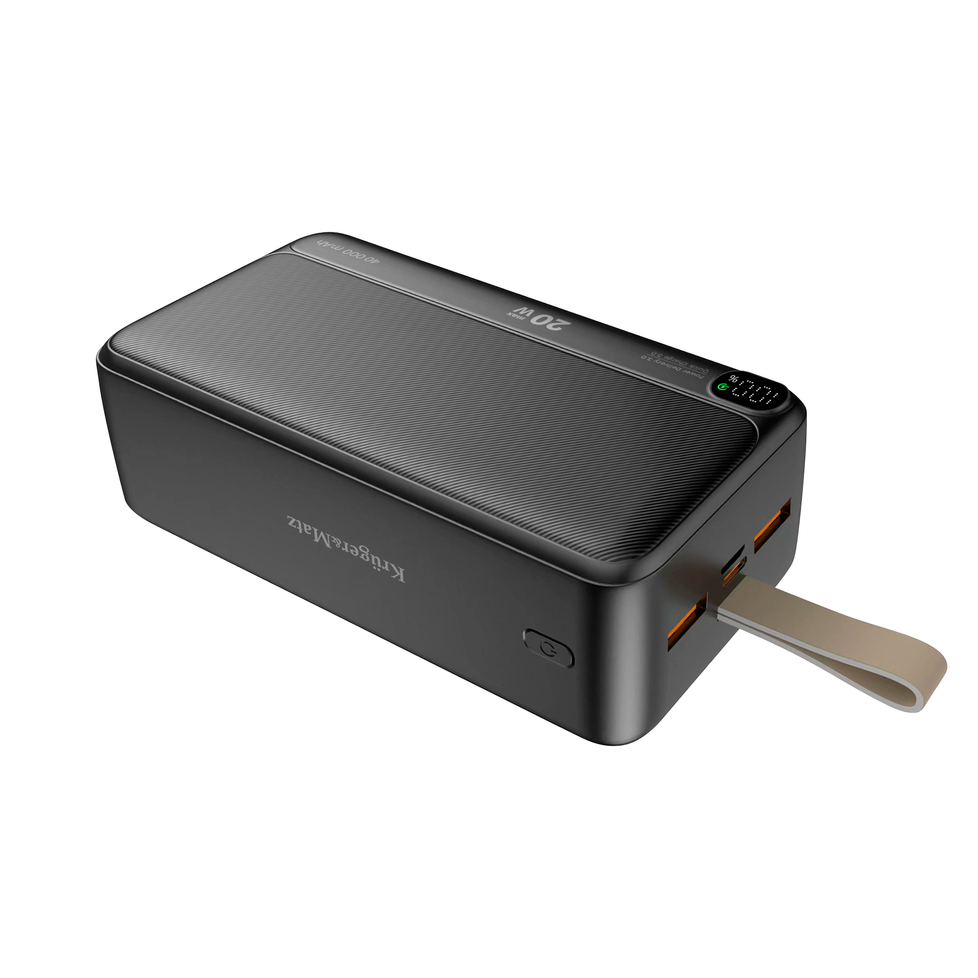 Kruger&Matz 40000 mAh Li-ion akupank QC ja PD-ga