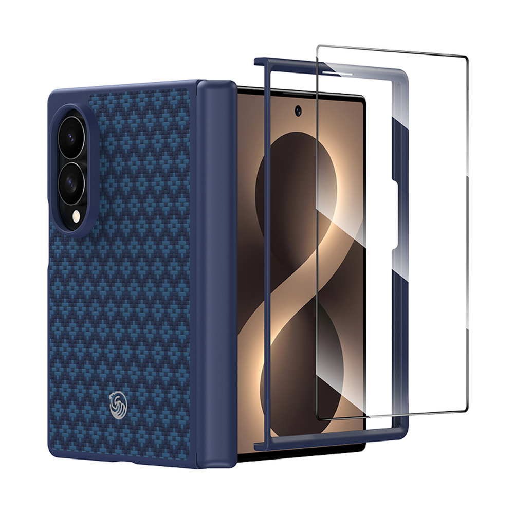 Benks Magnetic Armor Grid Pro Grand Combo ümbris Samsung Galaxy Z Fold 8 jaoks, sinine (C.K.FL.SA.BE.C060)